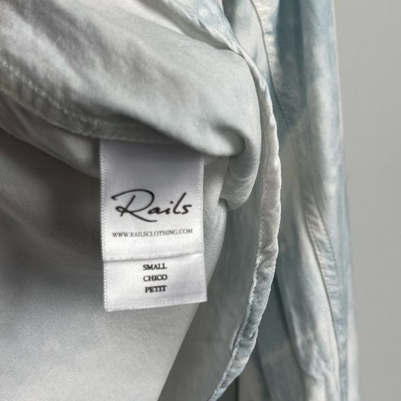 RAILS Kellen Tie Dye Pajama Top S Long Sleeve Button Front Small - Picture 11 of 15